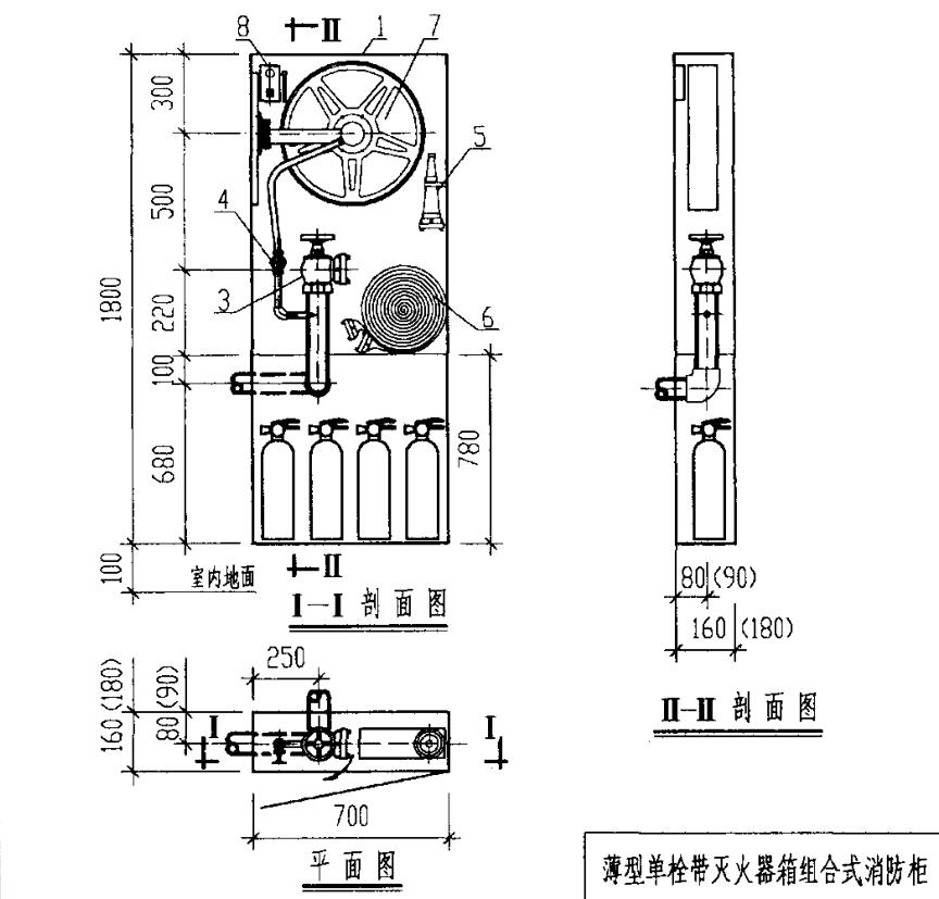 04s202-4乙型消火栓箱图片